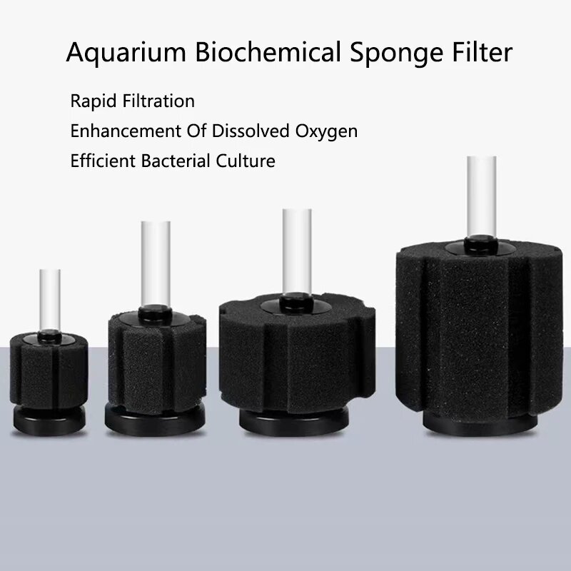 Aquarium Planted Filter - Zwart Spong Filter voor Aquarium Fish
