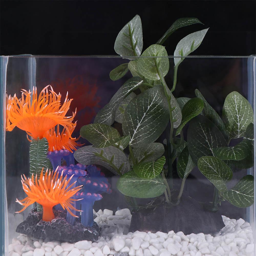 Planted Aquarium Jar - Creatieve zijdeachtige realistische gesimuleerde groene kunstplanten