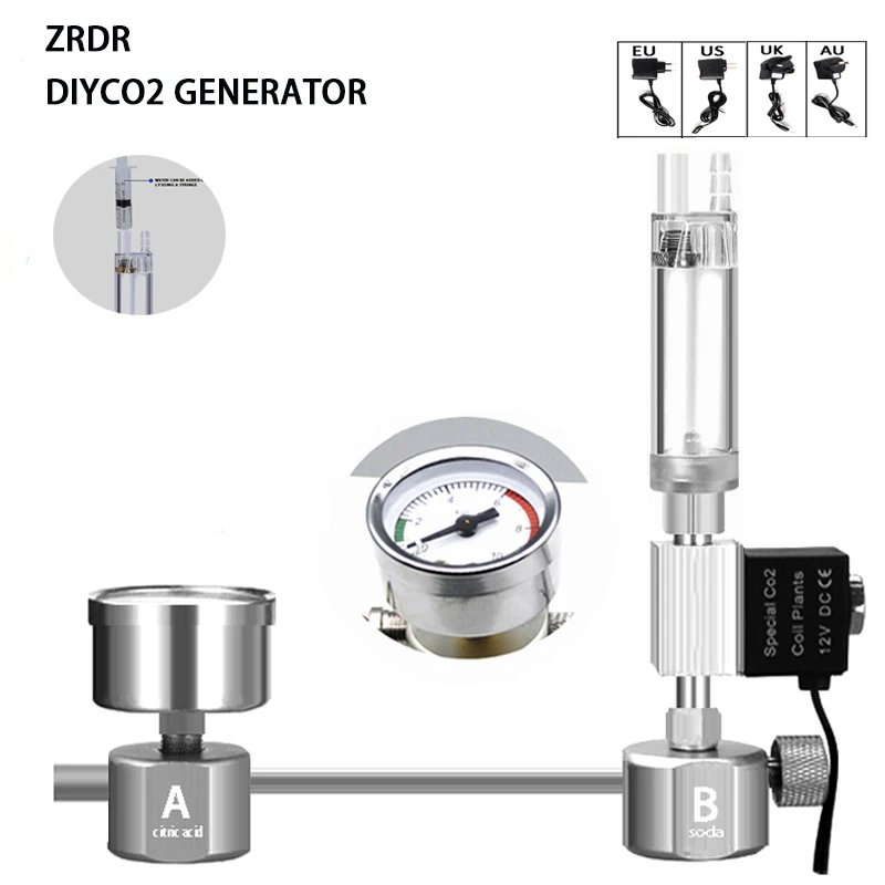 Aquarium Plant Delivery - Aquarium DIY CO2 Reactor Generator Systeem