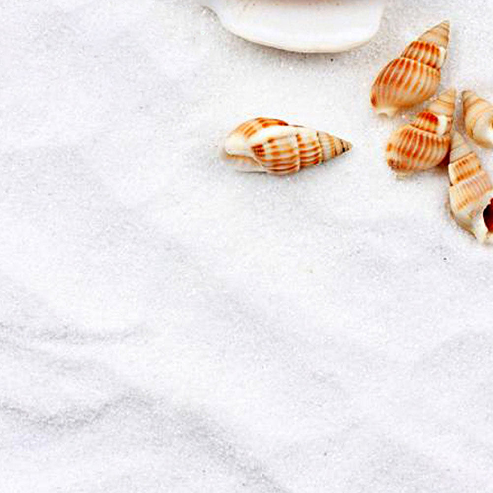 Aquarium Sand White - 5 pakken van 80 g wit