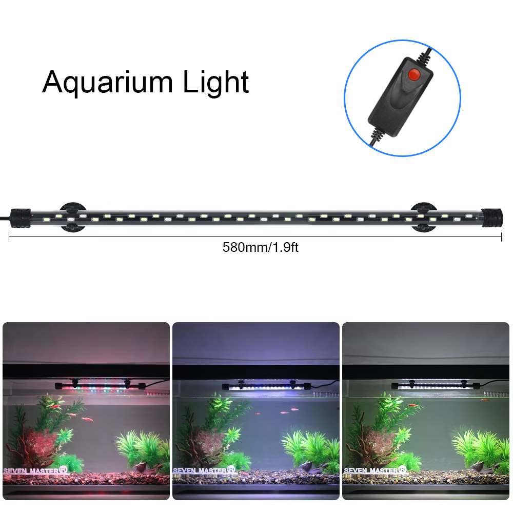 Aquarium Plant Ornament - 58CM Aquarium Licht LED Plant Grow