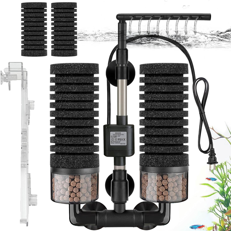 Planted Aquarium Media - 3-IN-1 Clip-on Elektrische Power Filter Spons