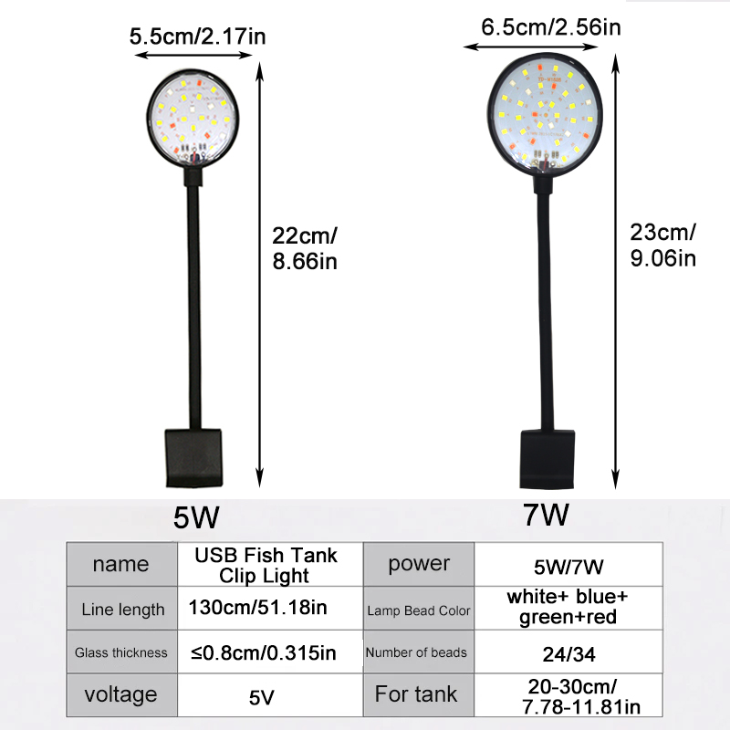 USB Aquarium LED-lamp Aquarium - Aquarium Plant Ornament recensie en prijs