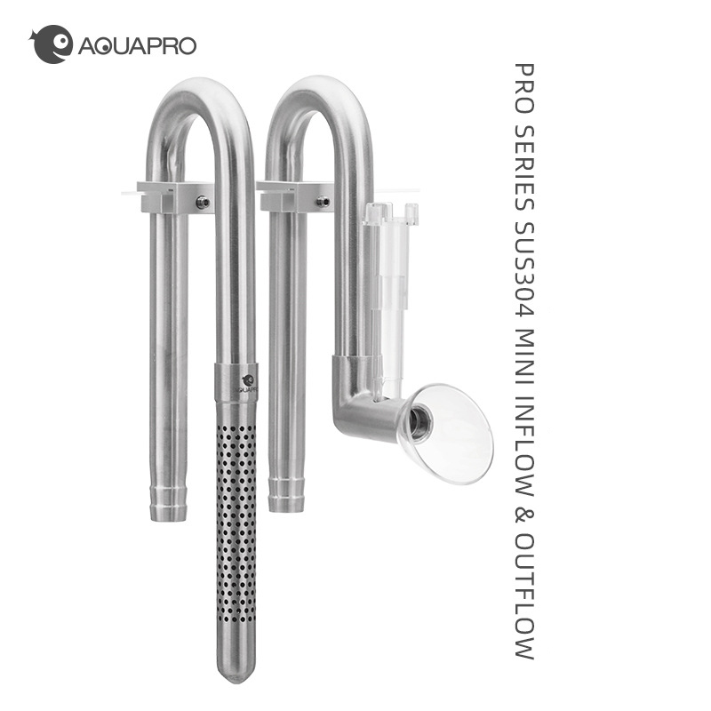 AQUAPRO Mini RVS Instroom Uits - Aquarium Planted Filter recensie en prijs
