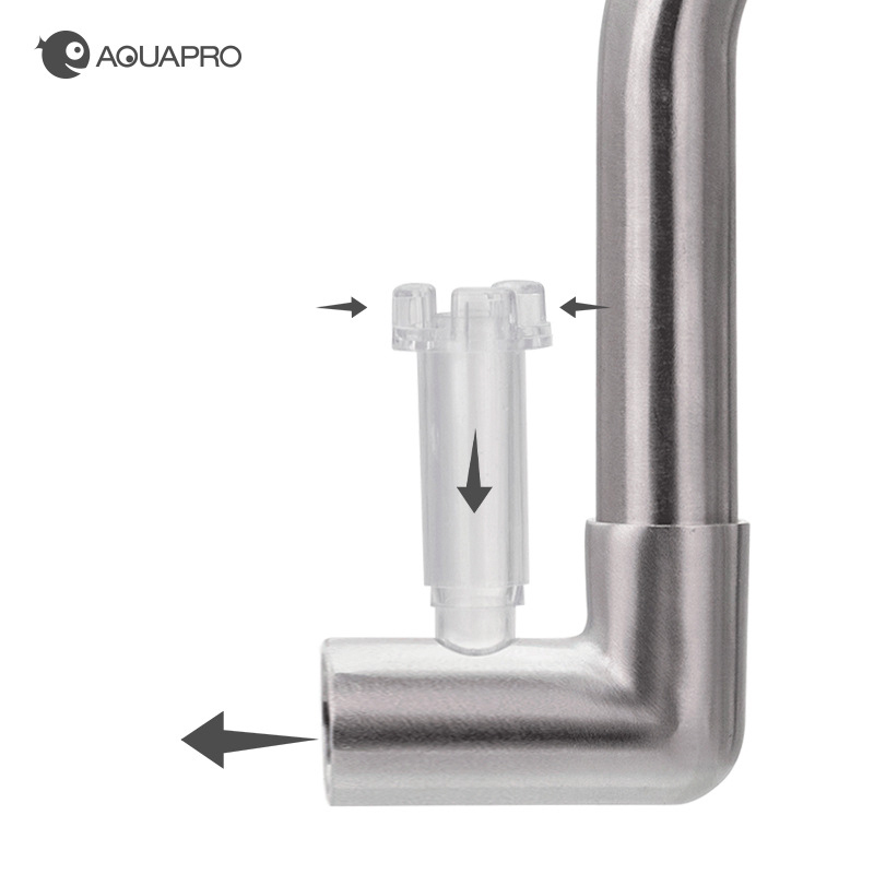 AQUAPRO Mini RVS Instroom Uits - Aquarium Planted Filter recensie en prijs