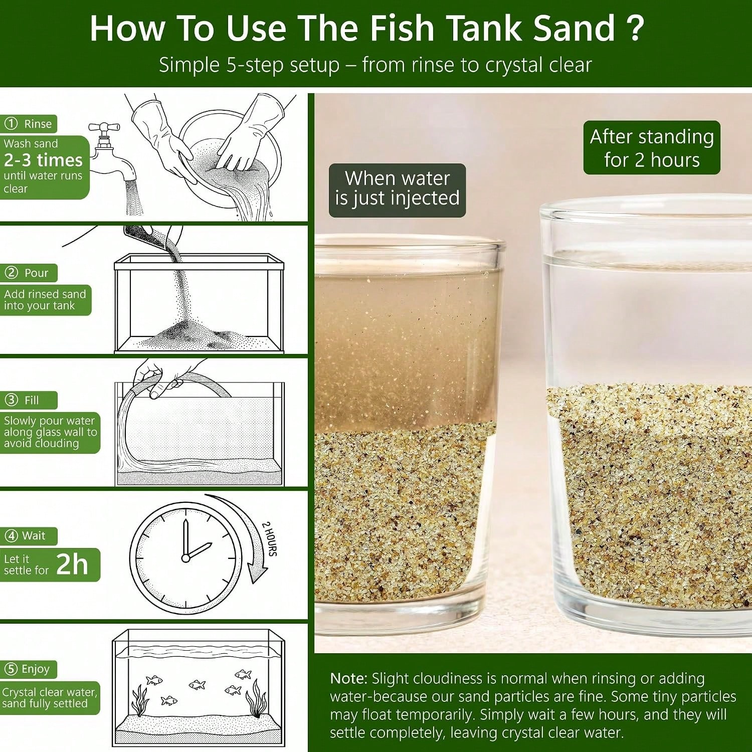 0,4-0,8 mm wit aquariumzand, 1 - Aquarium Sand White recensie en prijs